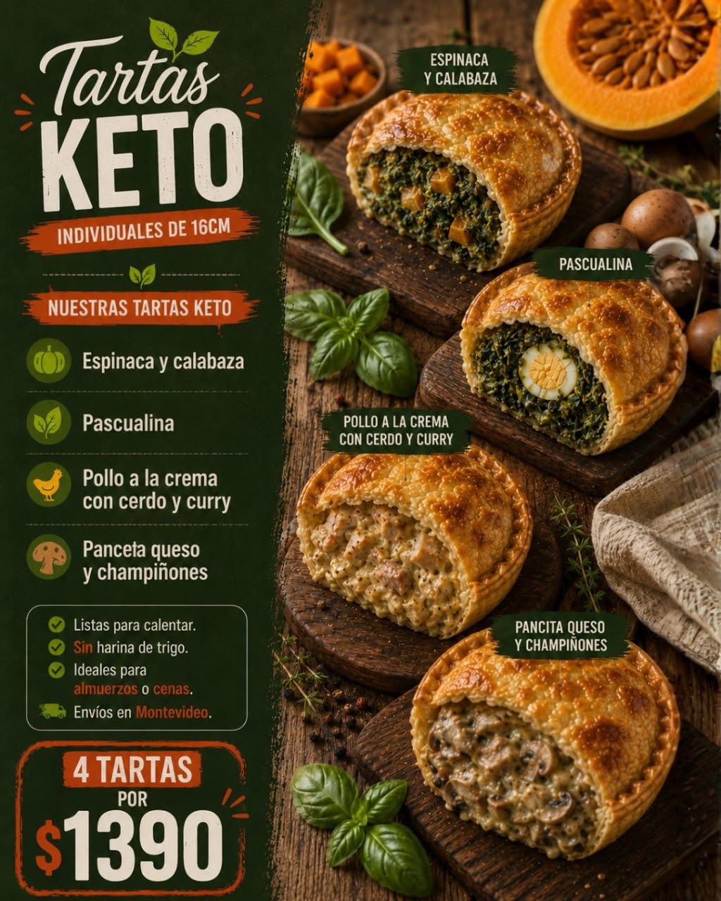 Tartas Keto
